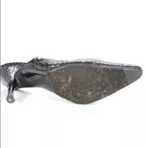 Salvatore Ferragamo Shoes - SALVATORE FERRAGAMO BLACK SNAKESKIN SIZE 7.5 Salvatore Ferragamo Shoes - SALVATORE FERRAGAMO BLACK SNAKESKIN SIZE 7.5